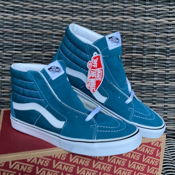 Vans Sk8-Hi Blue Coral/True White MENS - Picture 6 of 16
